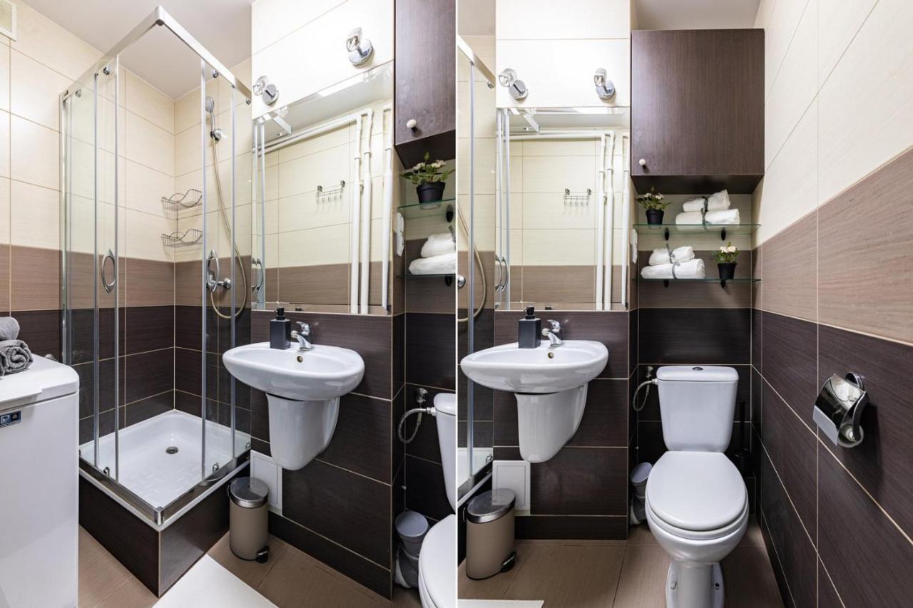 Superapart Saska 48A, Sleek 6Th-Floor Studio With Balcony & Elevator Access وارسو المظهر الخارجي الصورة